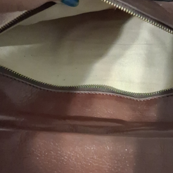 Tory Burch Brown Leather Clutch with Gold Chain, GUC - Picture 4 of 6